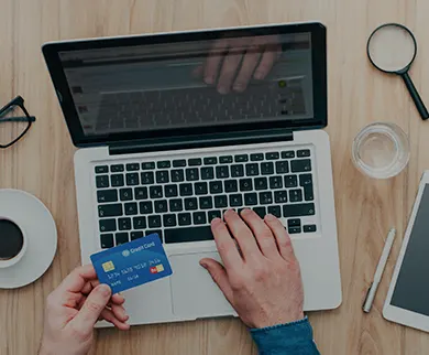 Carte électronique Bleue
